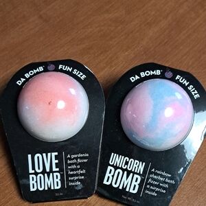 Da Bomb Love Bomb & Unicorn Bomb Bath Fizzers - Pink and Multi